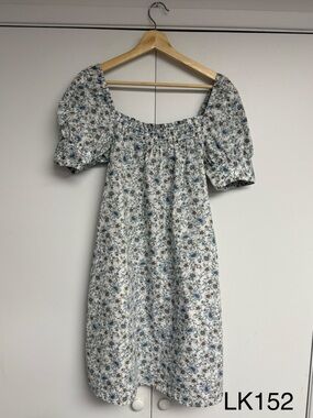 J.Crew Cotton Poplin Shift Dress in Floral Vines Size Small